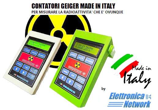 Contatore Geiger made in Italy